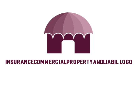umbrella forming awning on house