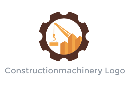 buildings with crane in gear
