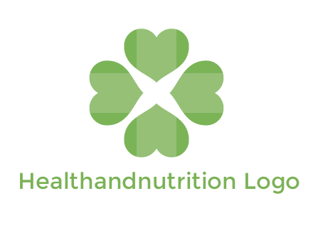 hearts rotating forming clover