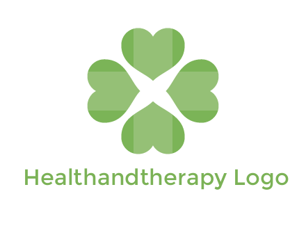 hearts rotating forming clover