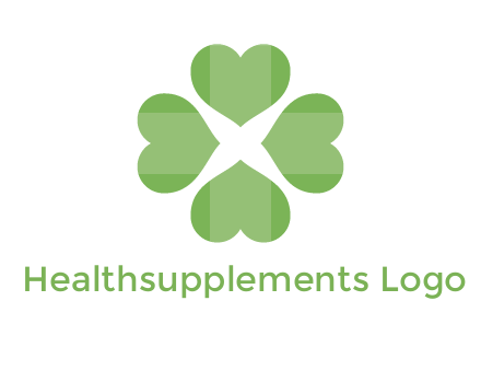 hearts rotating forming clover
