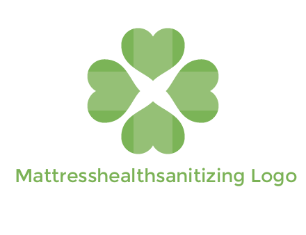hearts rotating forming clover