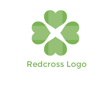 hearts rotating forming clover