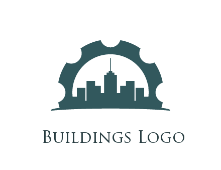 building joined to gear inside