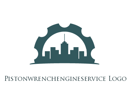 building joined to gear inside