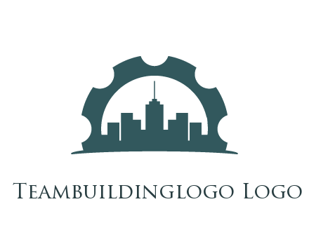 building joined to gear inside