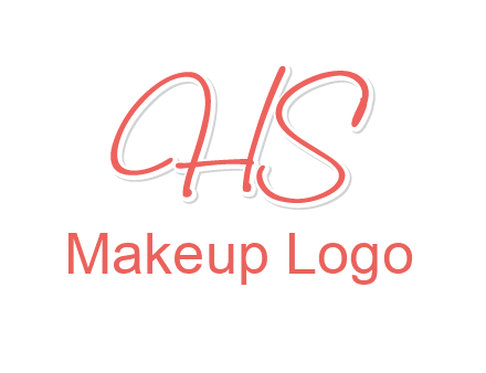 script font letter HS