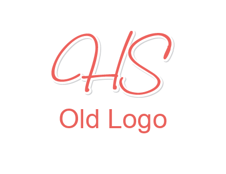 script font letter HS