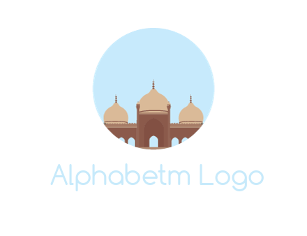 mosque in circle shape