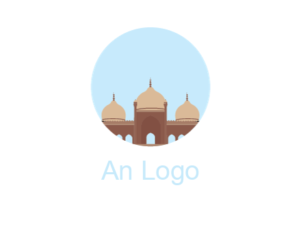 mosque in circle shape