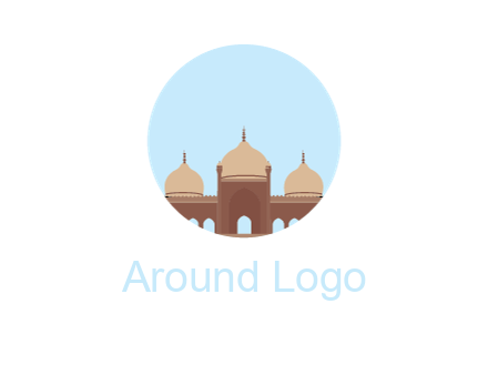mosque in circle shape