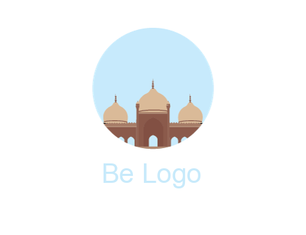 mosque in circle shape