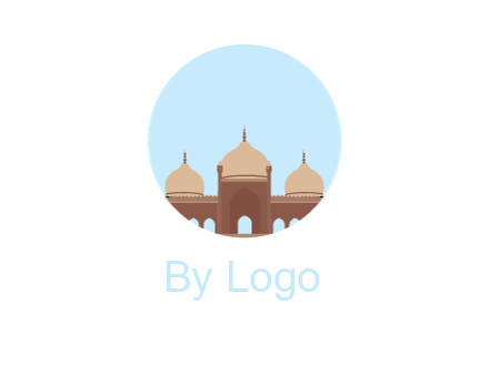 mosque in circle shape