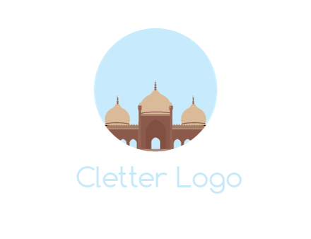 mosque in circle shape