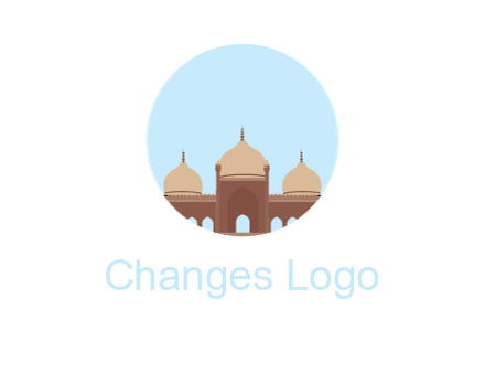 mosque in circle shape