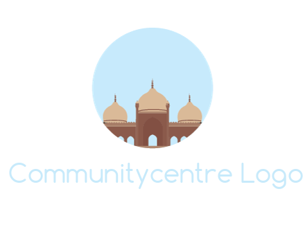 mosque in circle shape
