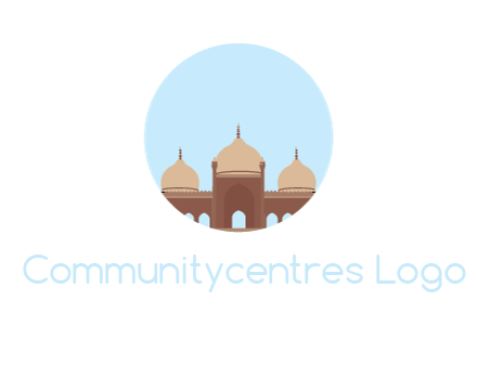 mosque in circle shape