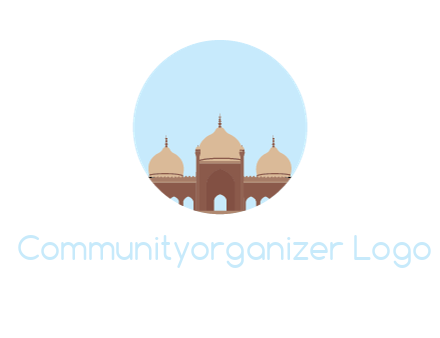 mosque in circle shape