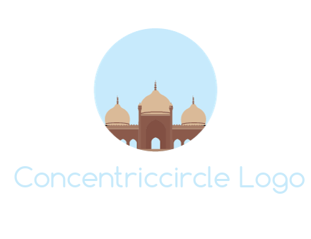 mosque in circle shape