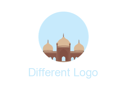 mosque in circle shape