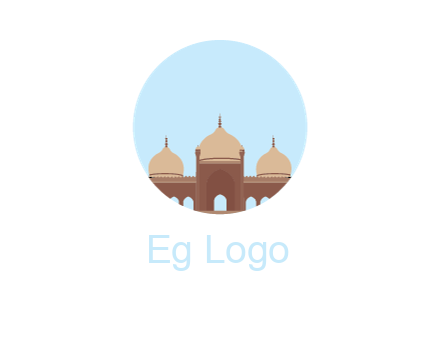 mosque in circle shape