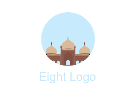 mosque in circle shape