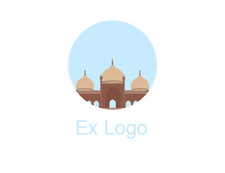 mosque in circle shape