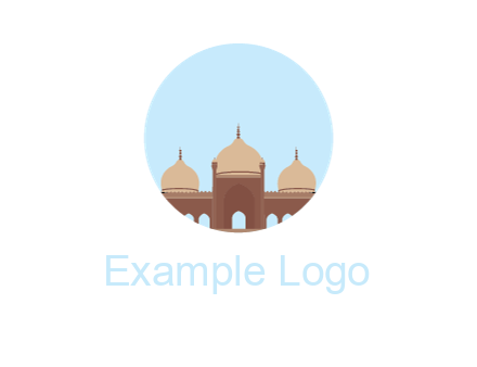 mosque in circle shape