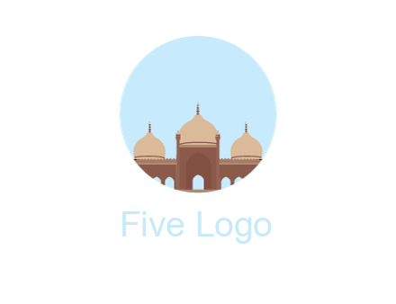 mosque in circle shape