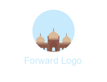 mosque in circle shape