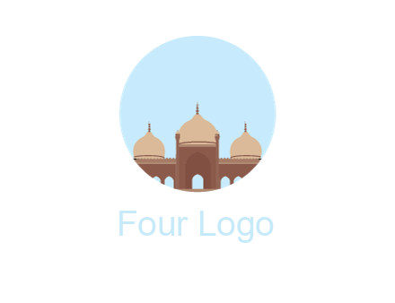 mosque in circle shape