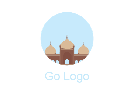 mosque in circle shape
