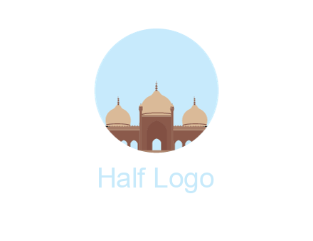 mosque in circle shape
