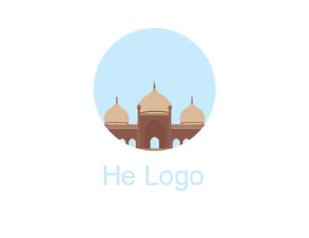 mosque in circle shape