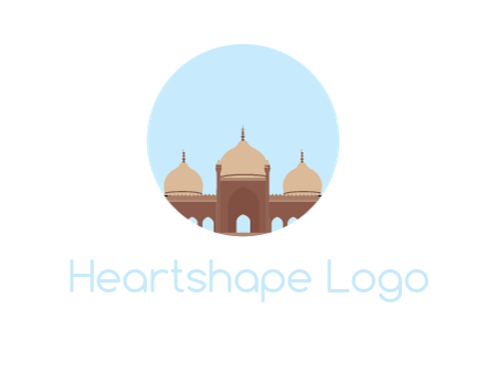 mosque in circle shape