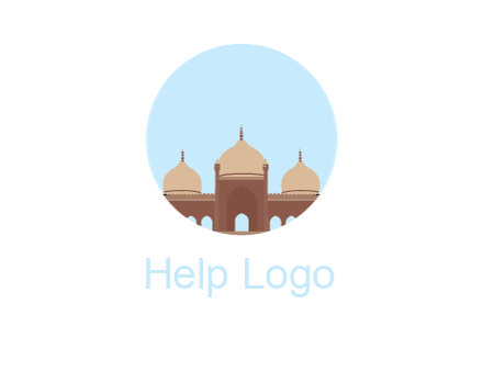 mosque in circle shape