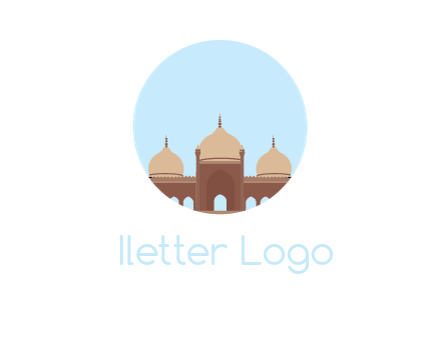 mosque in circle shape