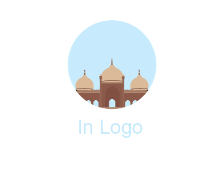 mosque in circle shape