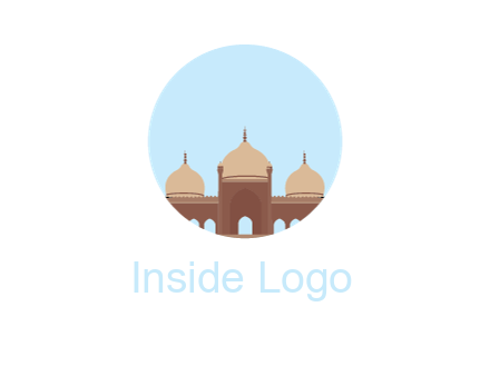 mosque in circle shape