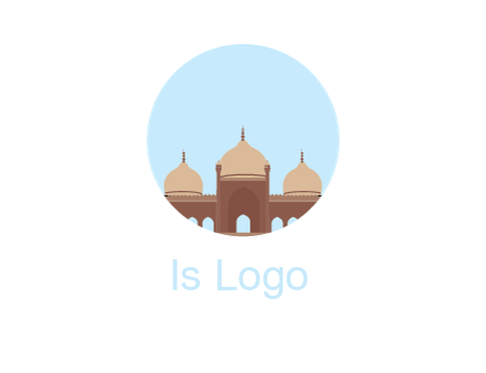 mosque in circle shape