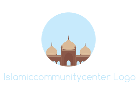 mosque in circle shape