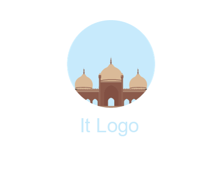 mosque in circle shape