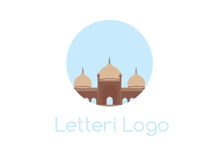 mosque in circle shape