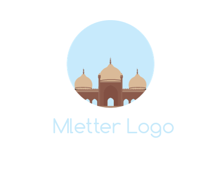 mosque in circle shape