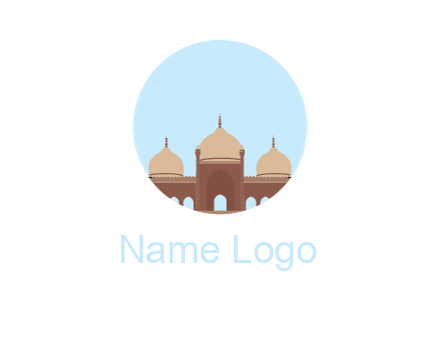 mosque in circle shape