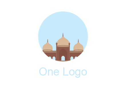 mosque in circle shape