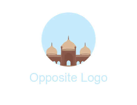 mosque in circle shape