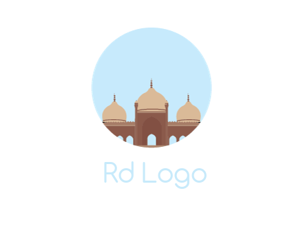 mosque in circle shape