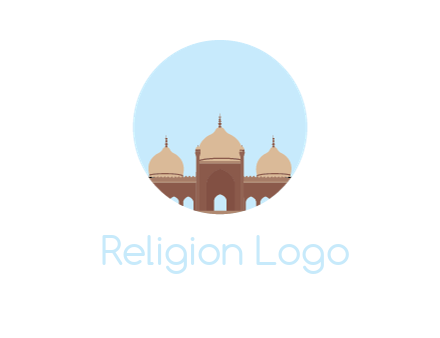 mosque in circle shape