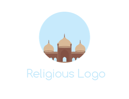 mosque in circle shape